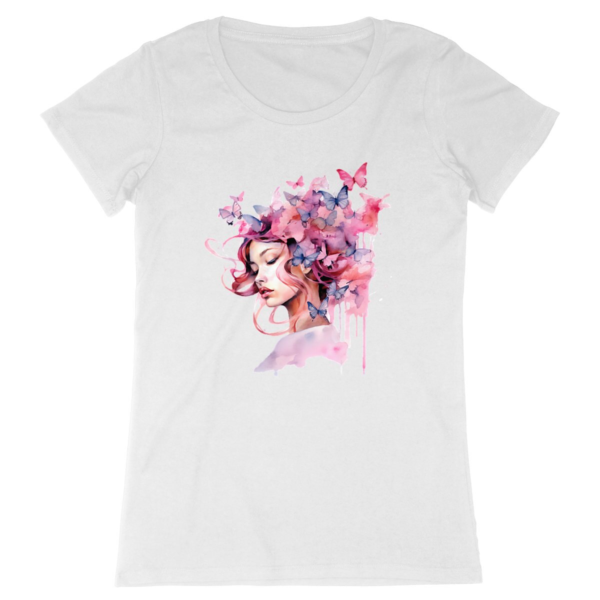T-Shirt femme - Woman butterfly