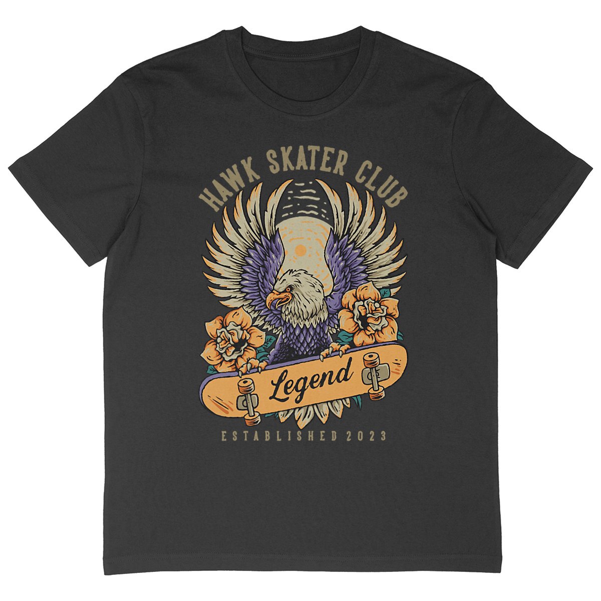 T-shirt oversize - HAWK SKATER CLUB