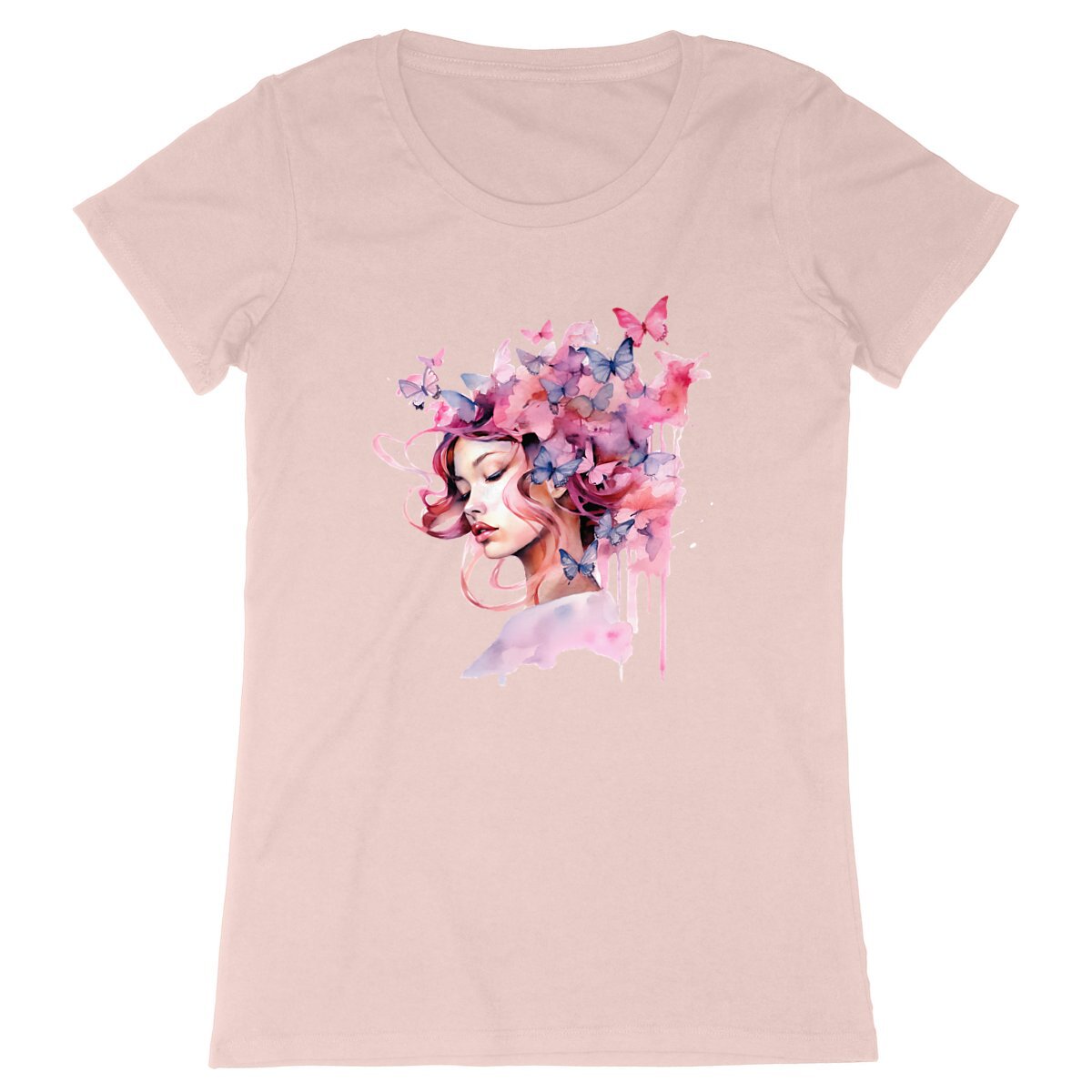 T-Shirt femme - Woman butterfly