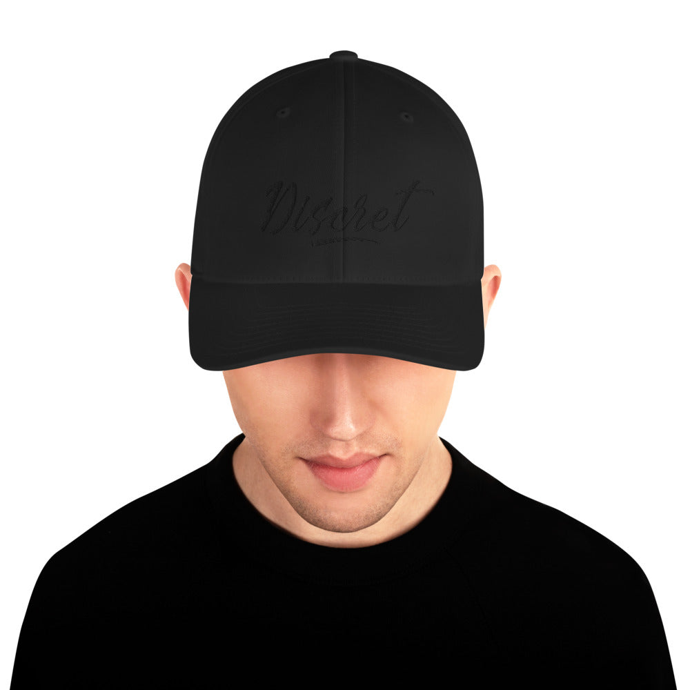 Casquette brodée Discret en 3D Puff - OU PAS