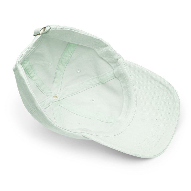 casquette femme de baseball tendance pastel verte