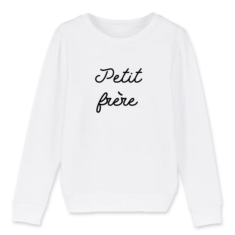 pull blanc petit frere