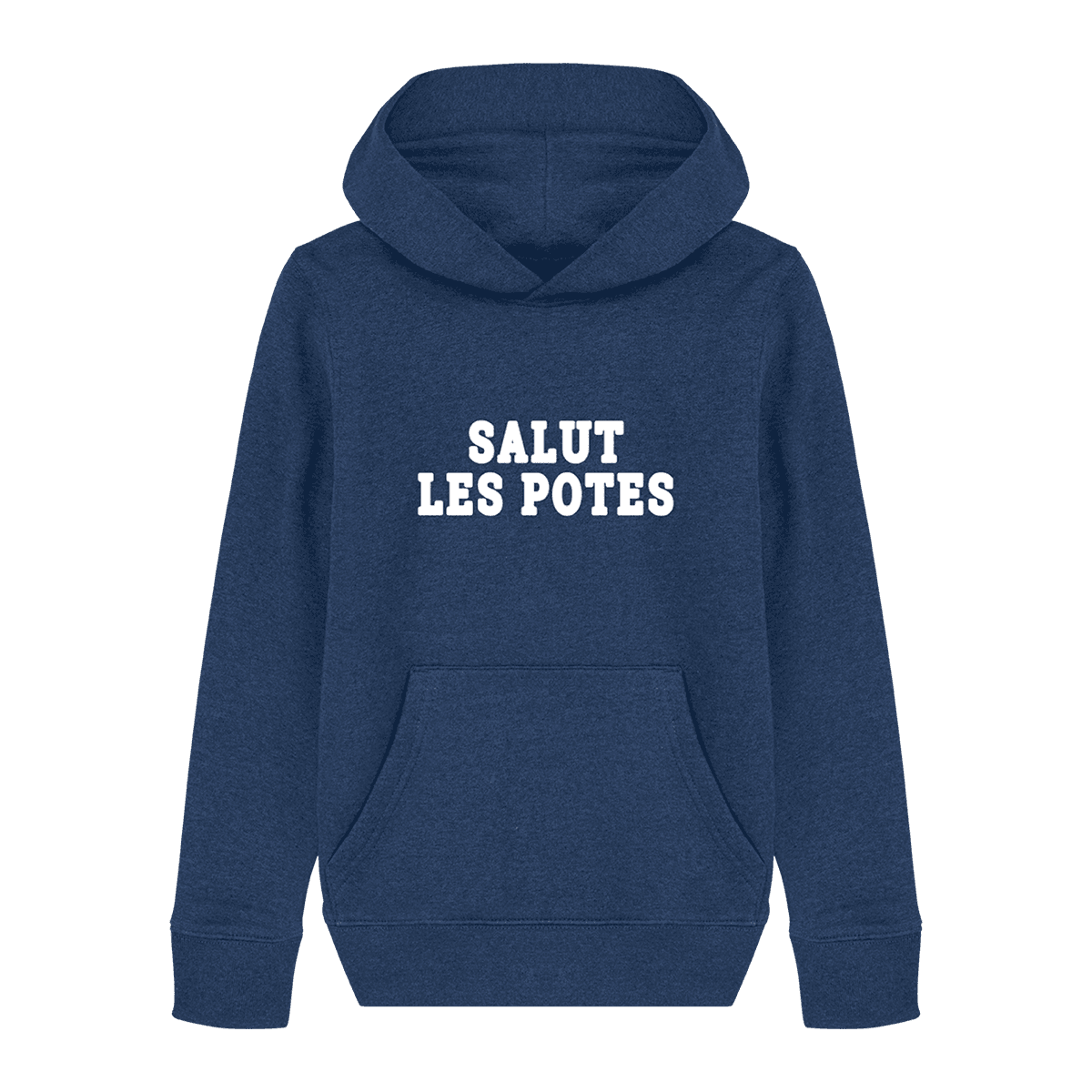Pull à capuche enfant - "SALUT LES POTES"
