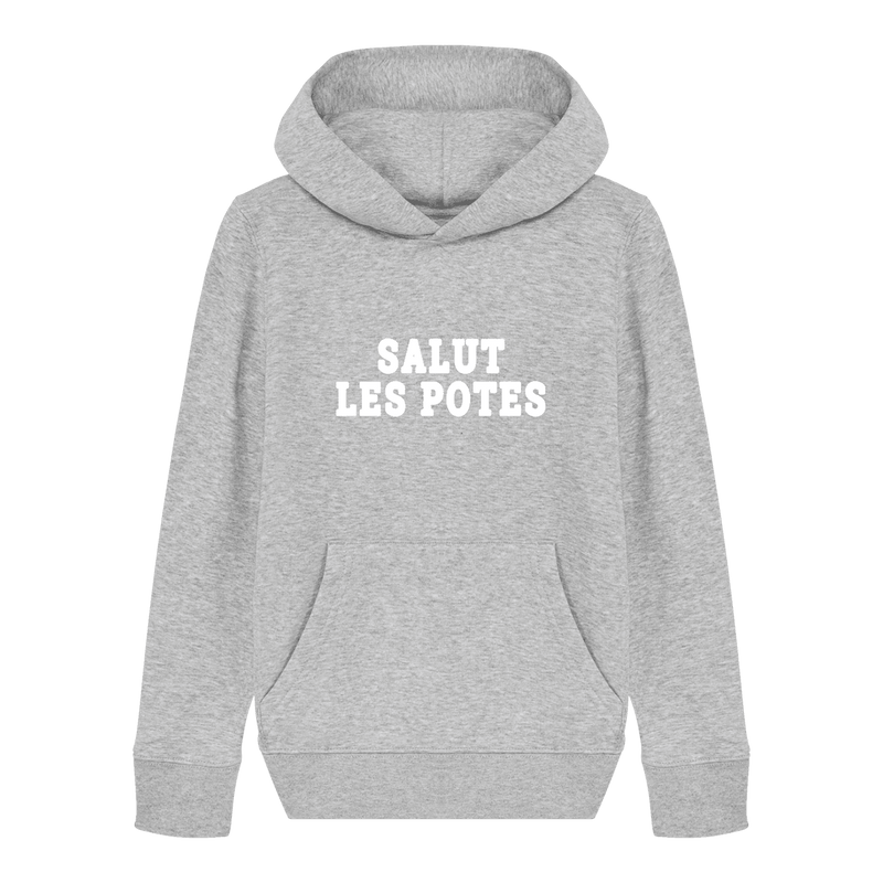 Pull à capuche enfant - "SALUT LES POTES"