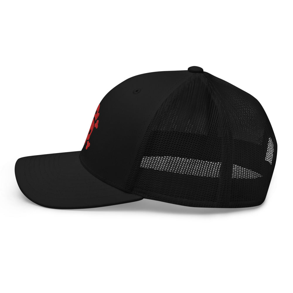 Casquette Trucker - Tête de mort