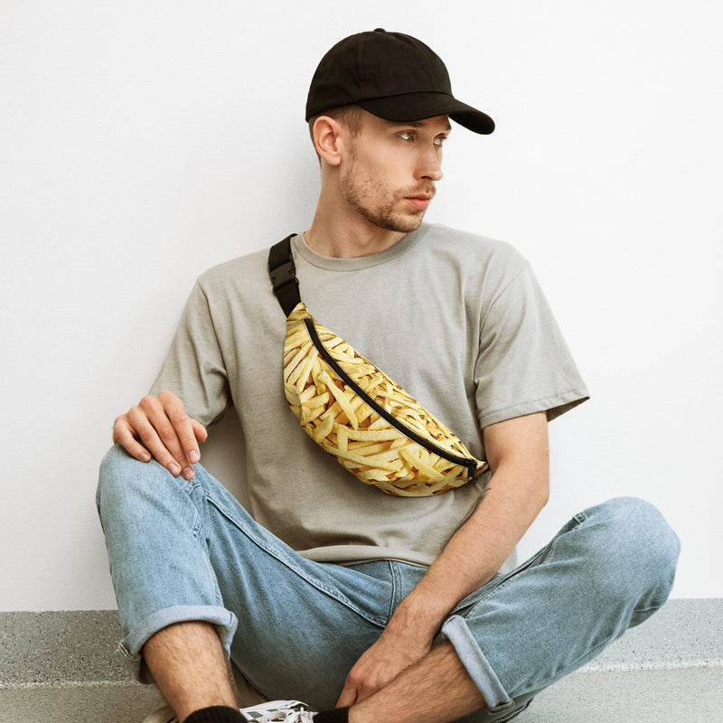 Sac Banane Belge - Une grande frite mayo svp ! - from chtmboutique by chtmboutique - BELGE, FEED, FRITES, MOULES