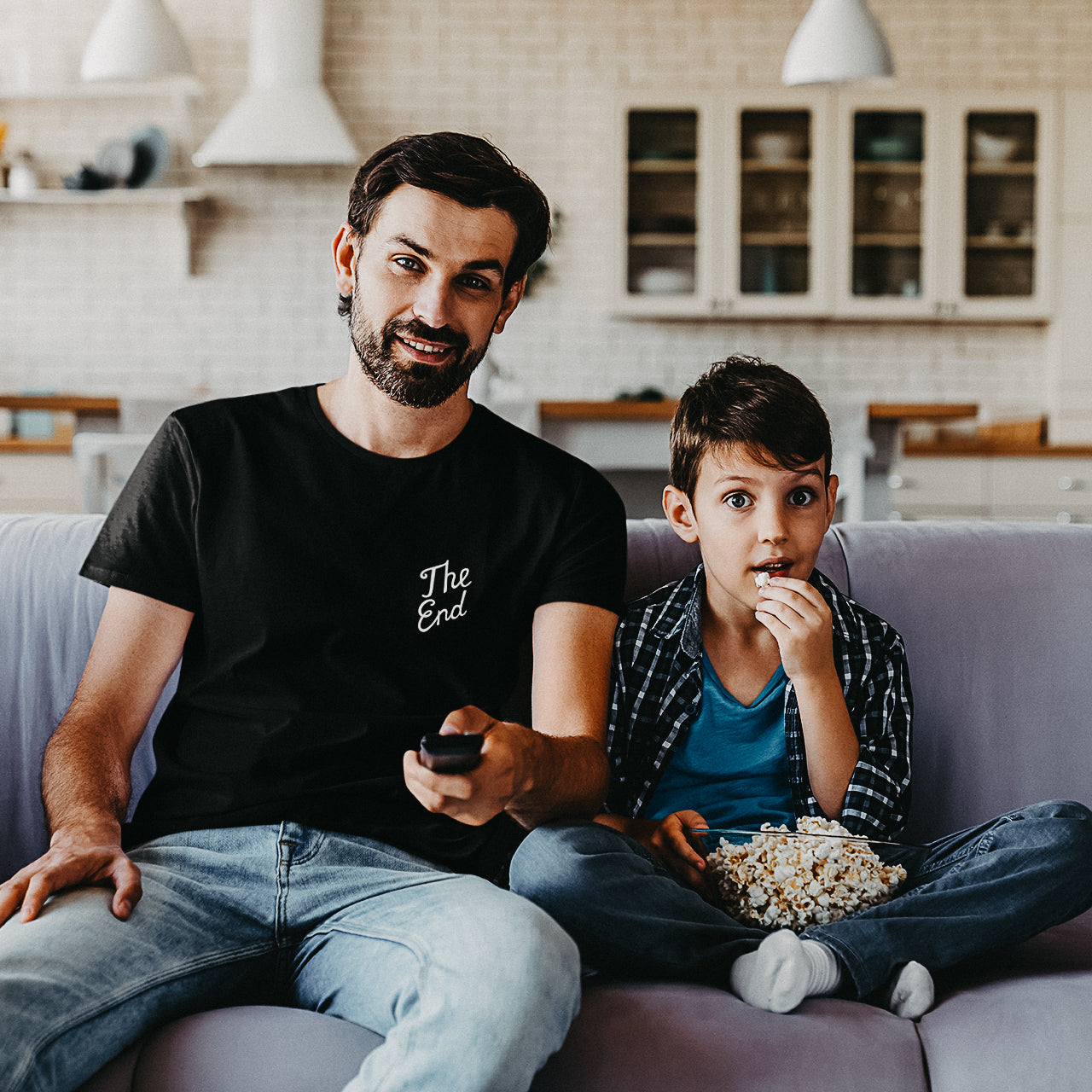 T-shirt - "THE END" - from chtmboutique by chtmboutique - broderie, cinema, THE END
