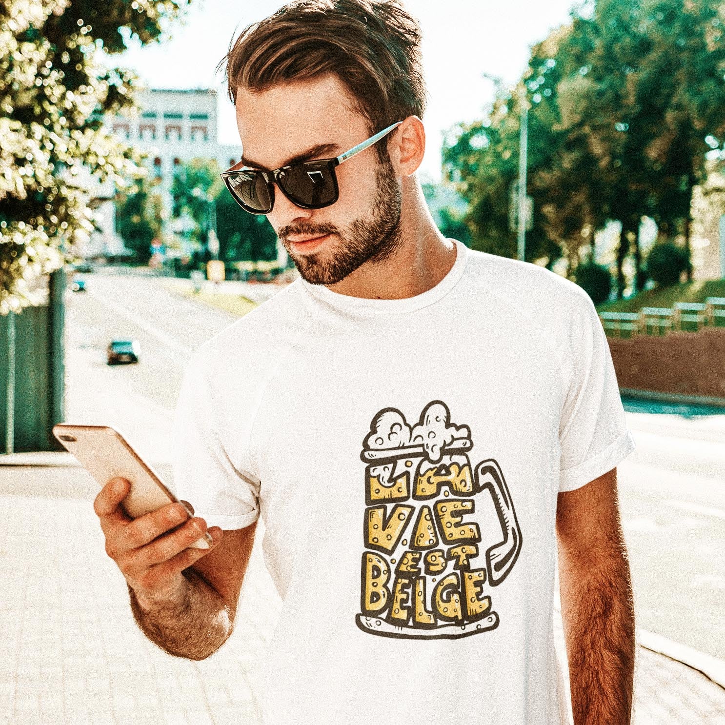 T-Shirt Belge - LA VIE EST BELGE