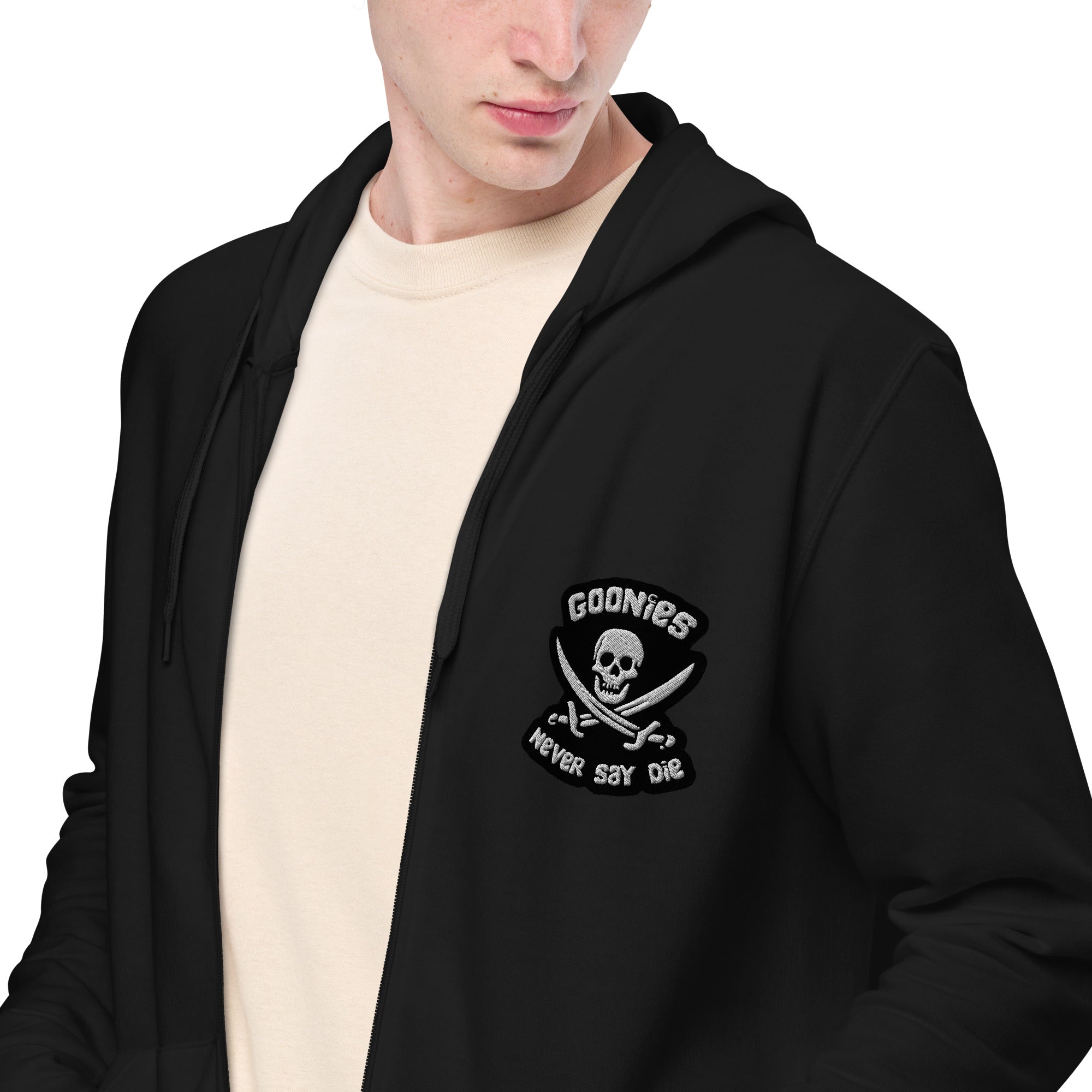 Sweat à capuche zippé unisexe - GOONIES NEVER SAY DIE