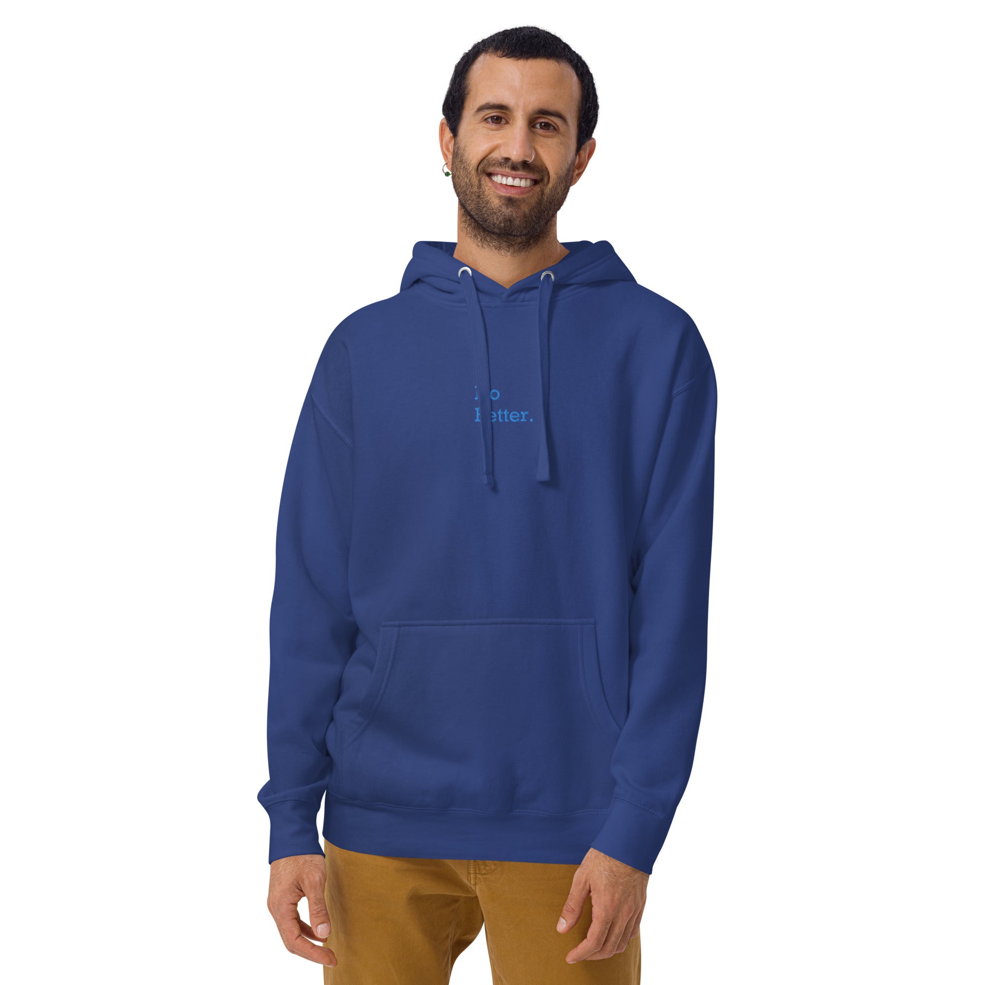 Sweat à Capuche Unisexe brodé - "DO BETTER."