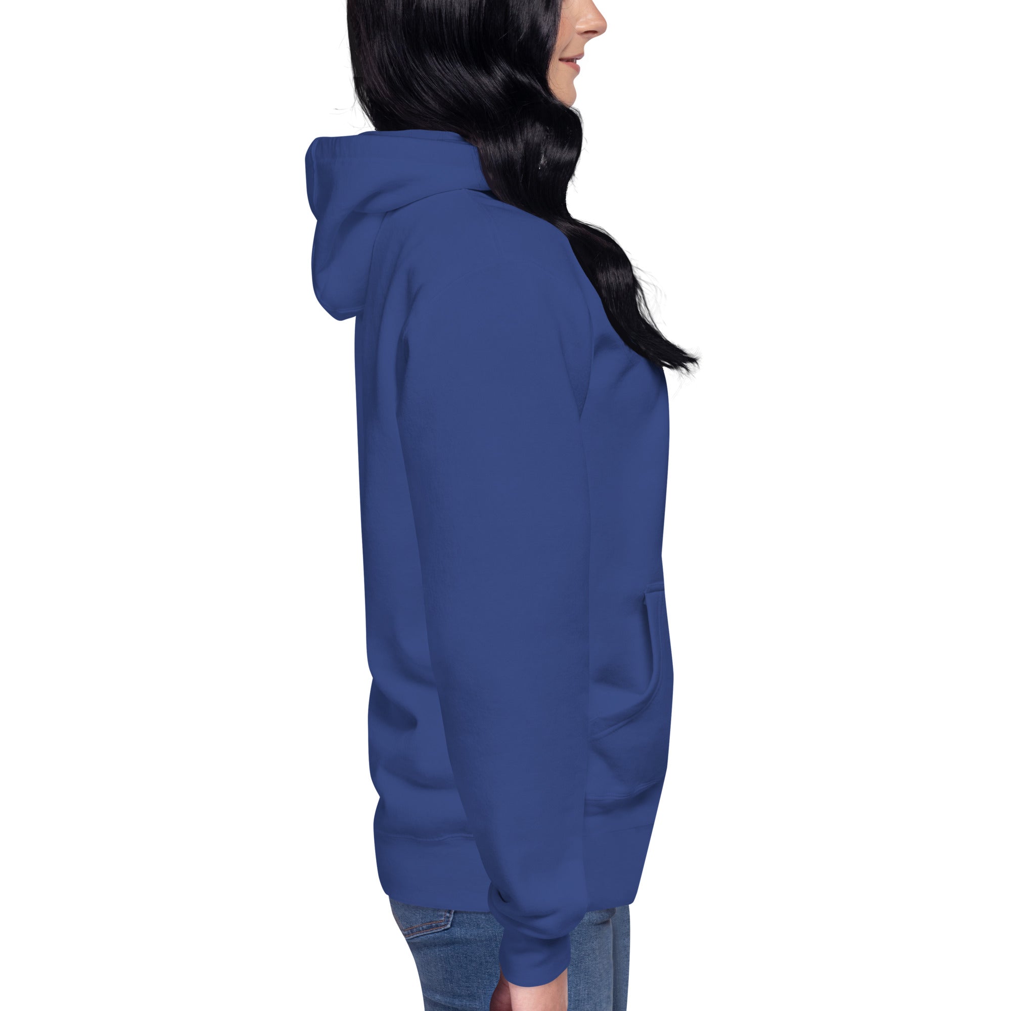 Pull à capuche femme brodé - Coeur origami