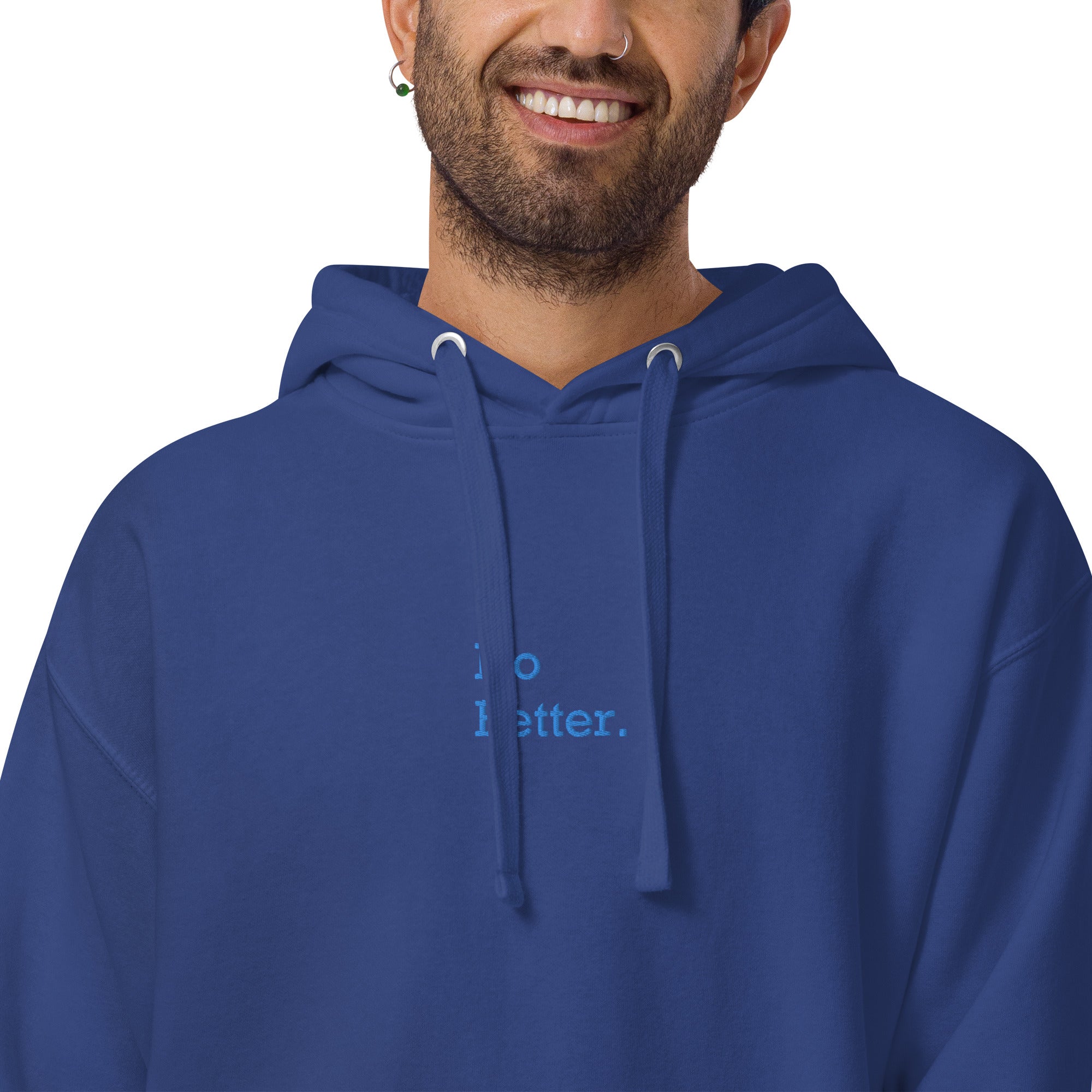 Sweat à Capuche Unisexe brodé - "DO BETTER."