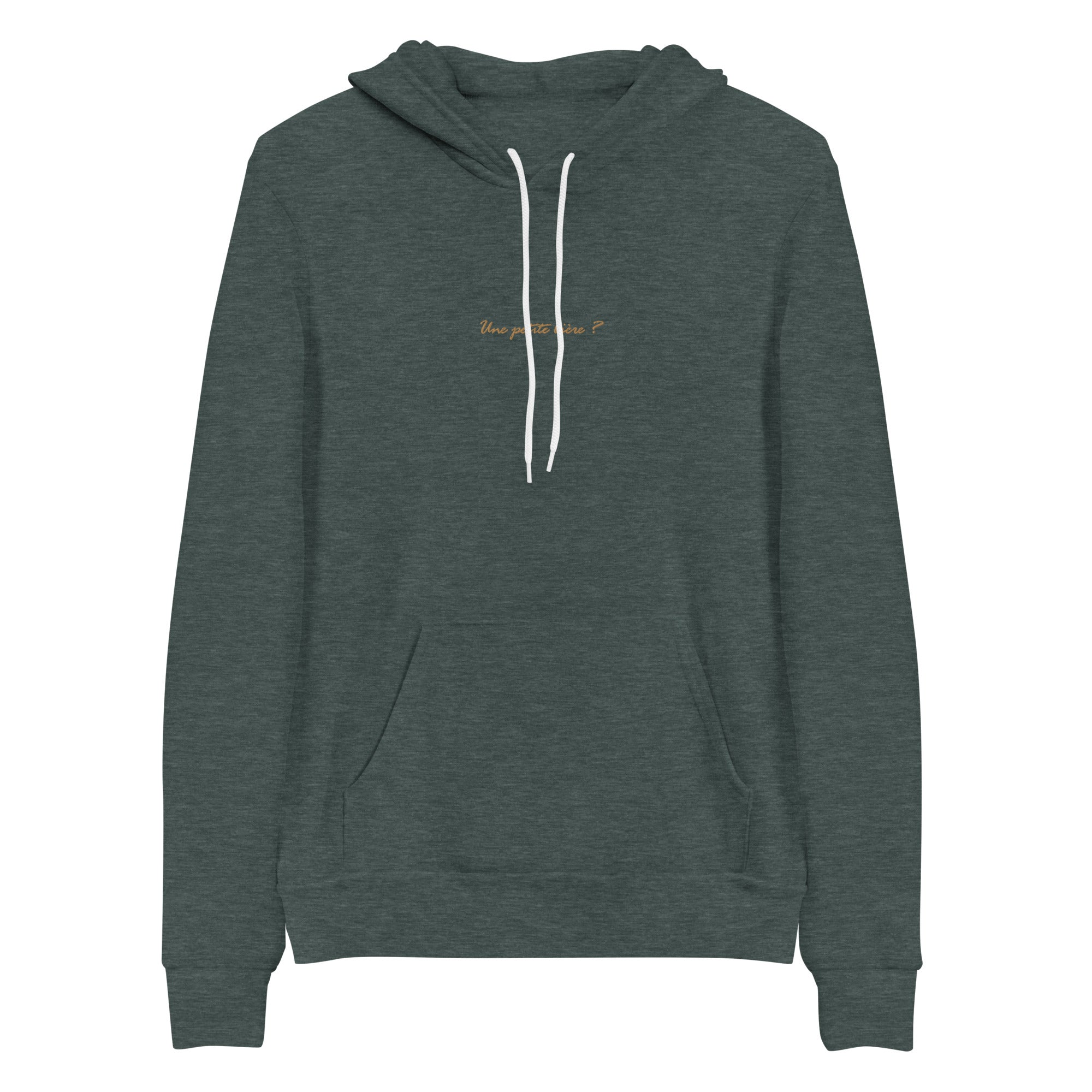 Pull à Capuche brodé - "Une petite bière ?"