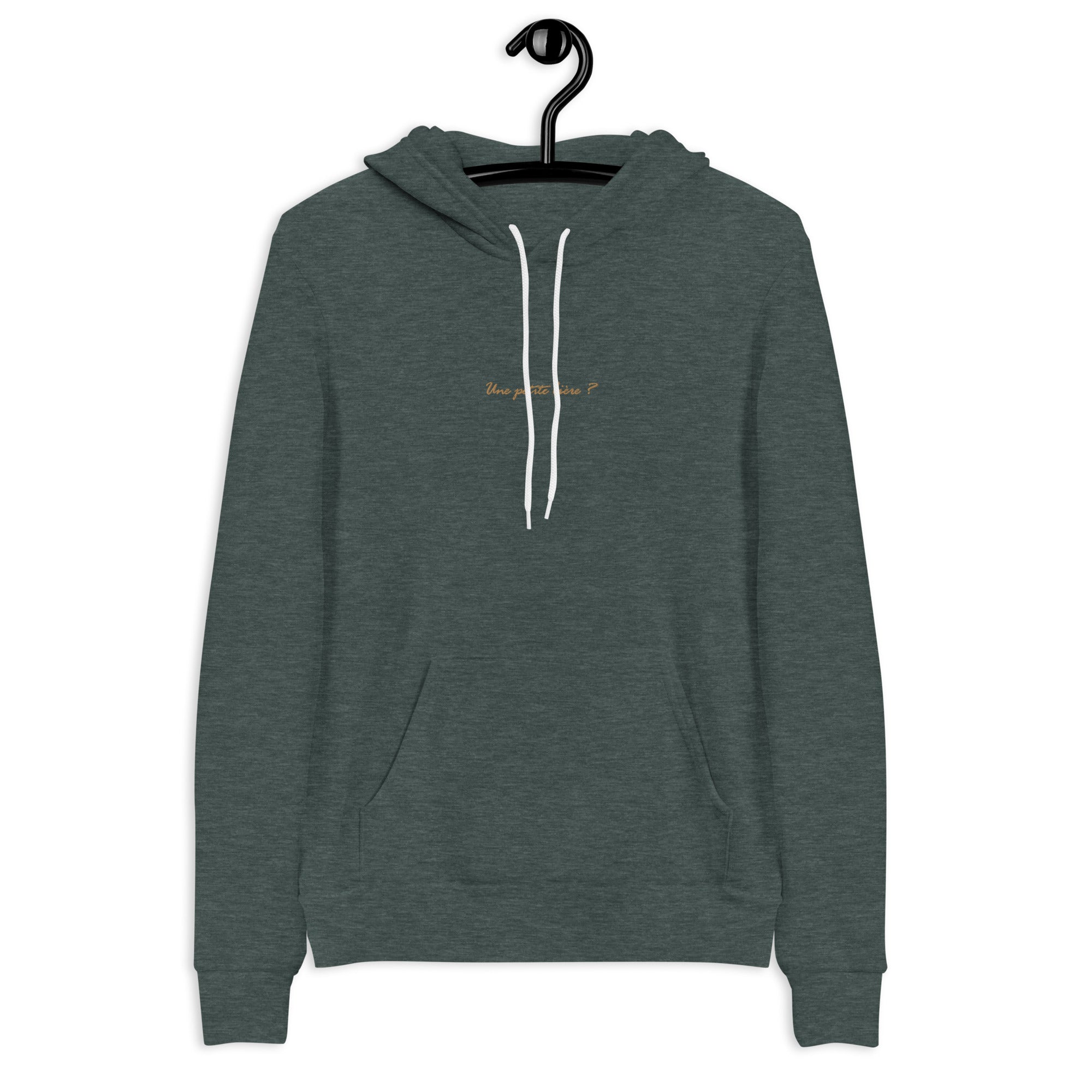 Pull à Capuche brodé - "Une petite bière ?"