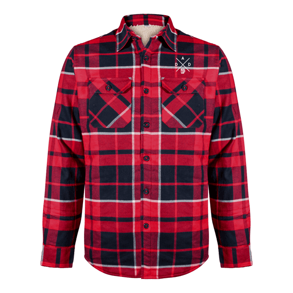 Surchemise À Carreaux Doublée Sherpa - Brodée Dad