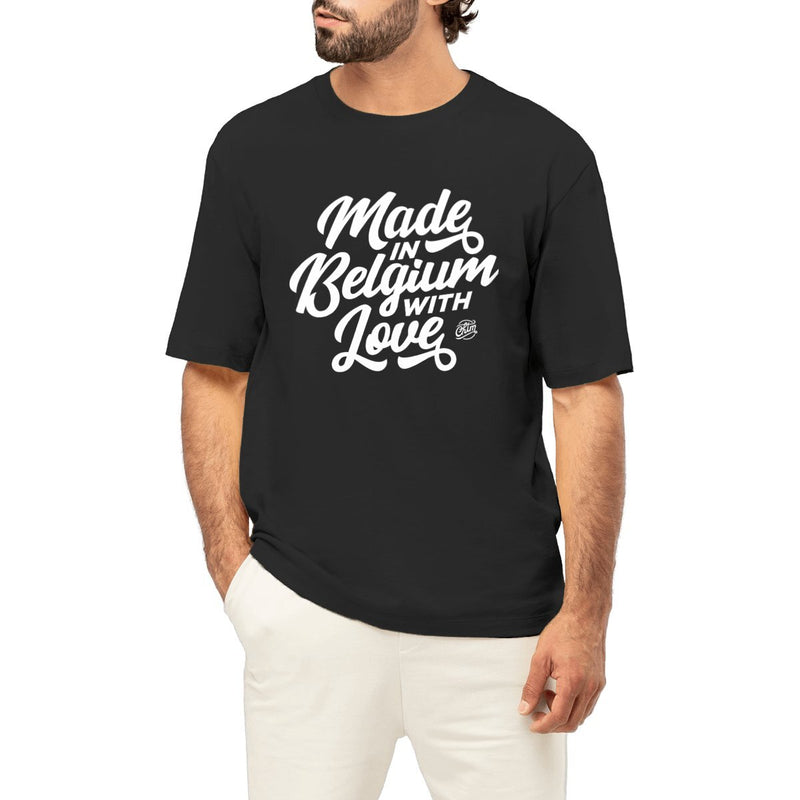 t-shirt oversize made in belgium