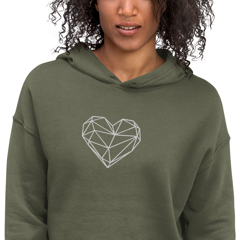 Sweat à Capuche Crop-Top