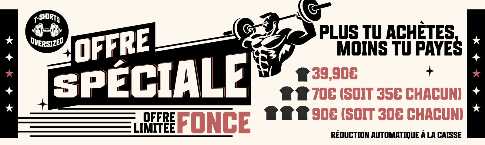 Collection de T-Shirts Oversize Musculation & Bodybuilding – Motivation Style