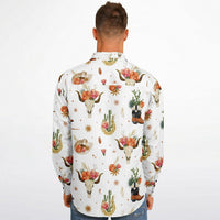 chemise à motifs western pour style décontracté