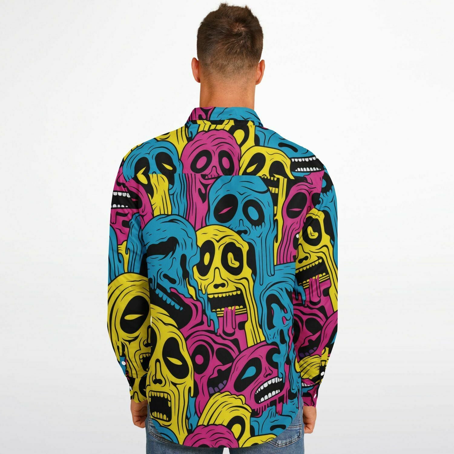 mode masculine chemise fantome fluo