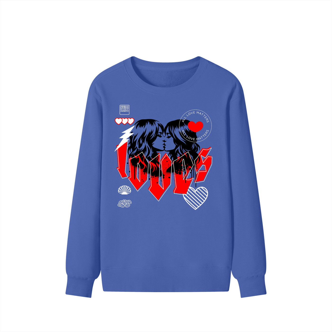 PULL FEMME "LOVE MATTERS" - ÉDITION PRIDE LESBIENNE