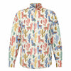 chemise manches longues à motifs lamas