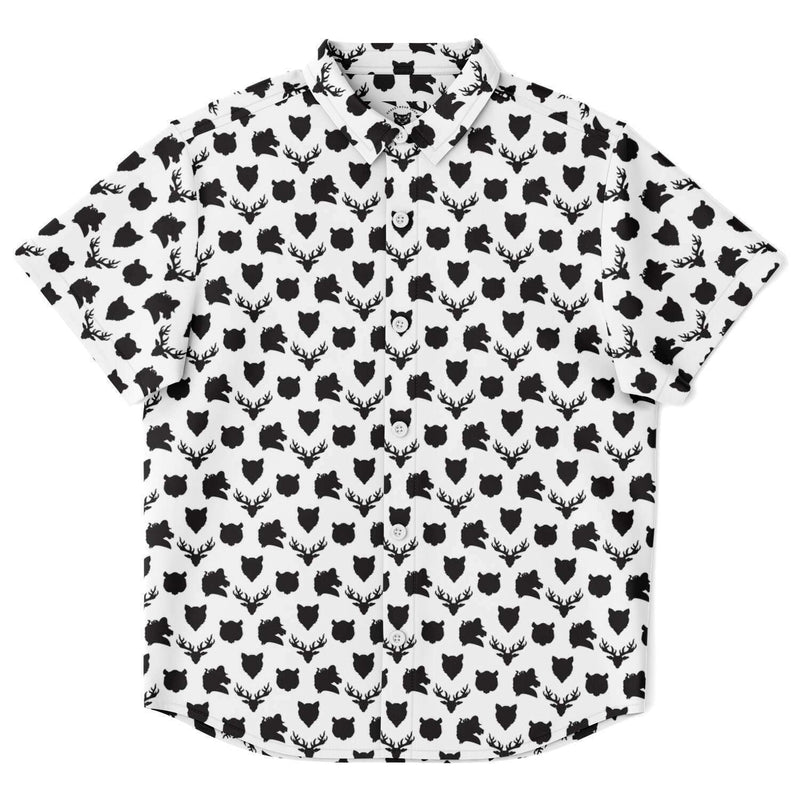 chemise légère garçon manches courtes blanche