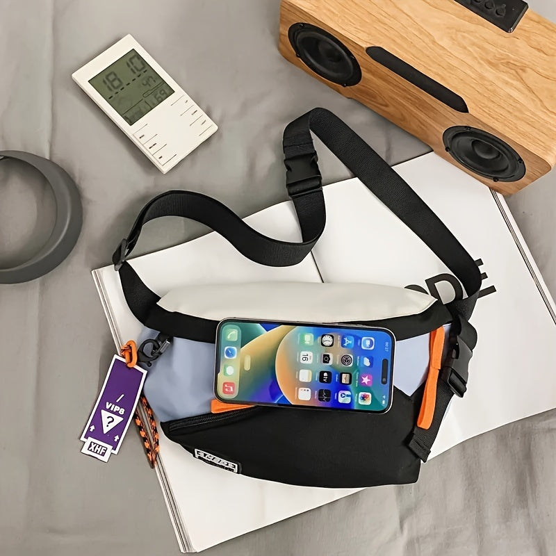 Sac banane hip-hop noir streetwear – vue 10