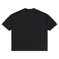 T-shirt Colorblock Épaule Tombante Original Noir — Streetwear Belge