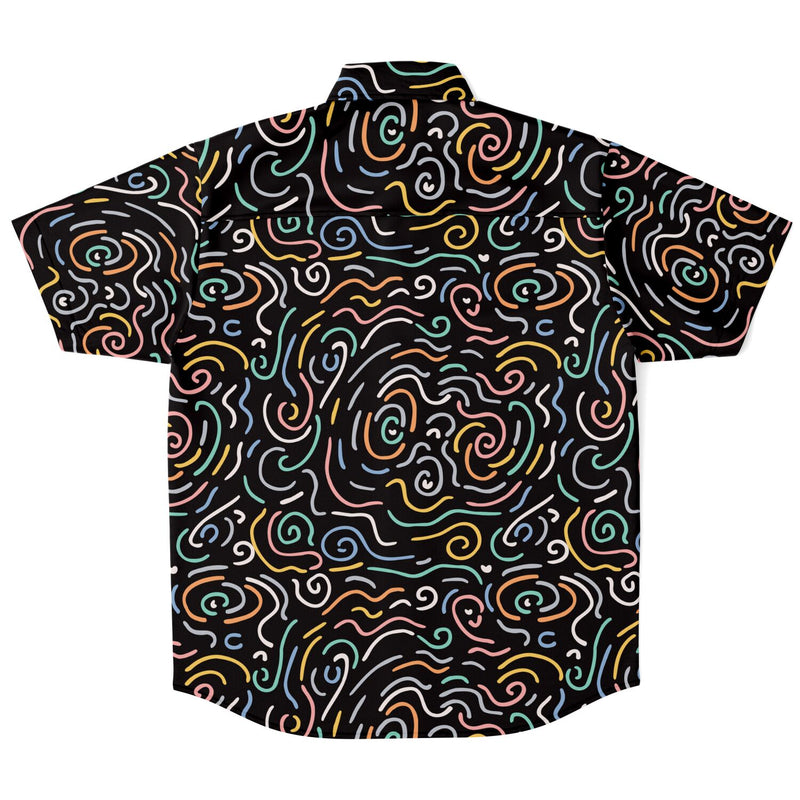 Short Sleeve Button Down Shirt - AOP copy