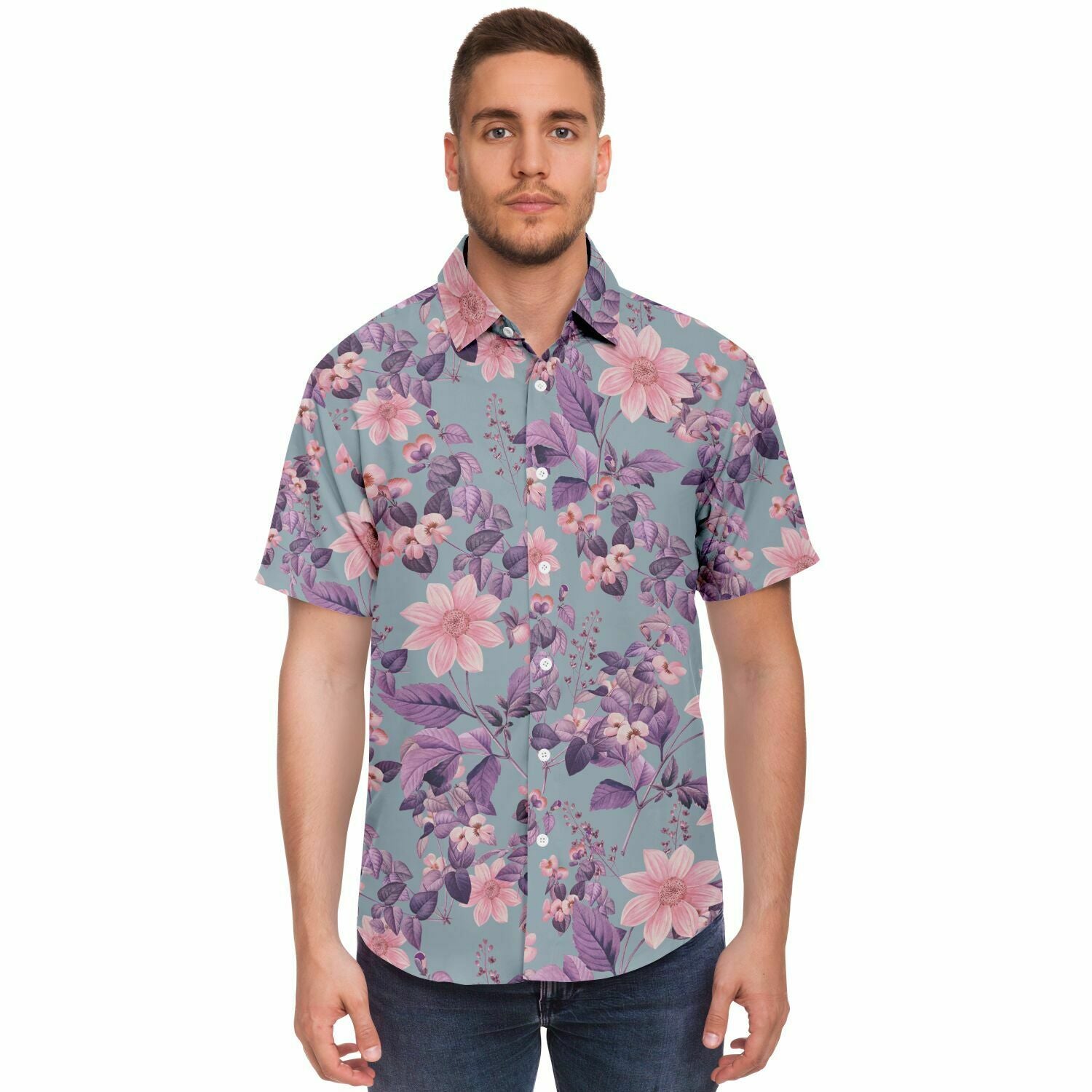 chemise estivale homme à fleurs