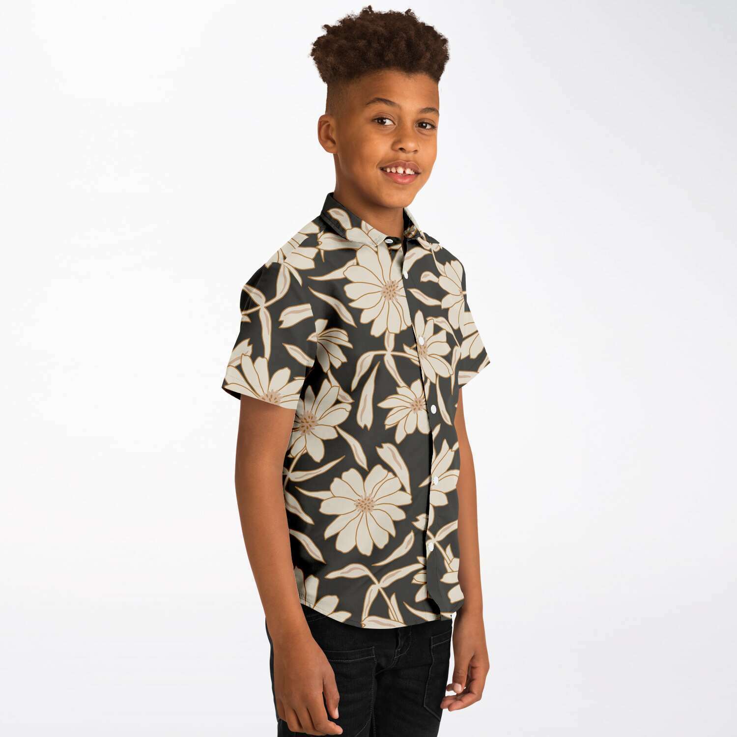 vêtements estivaux garçon chemise florale