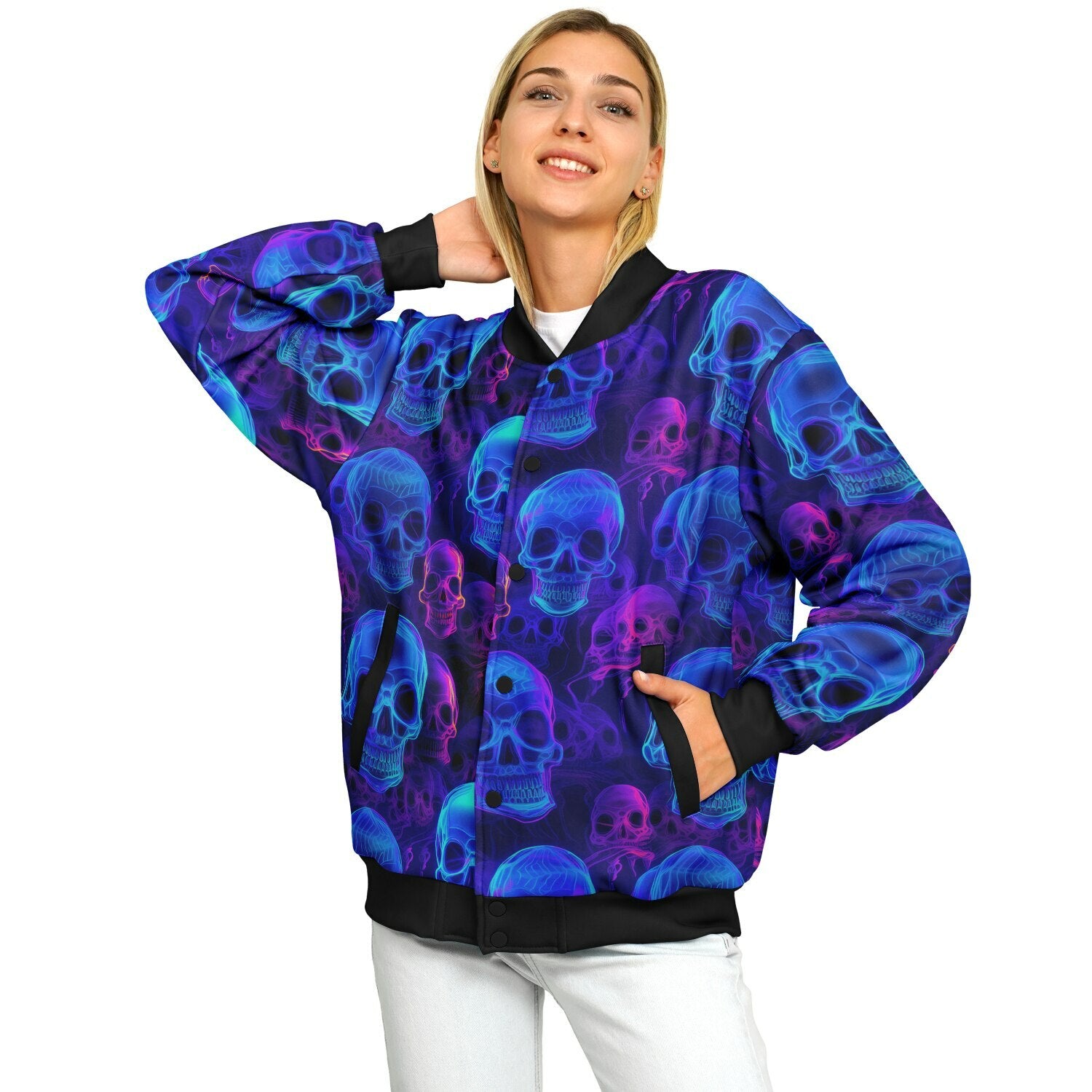 Veste de base-ball - Skull