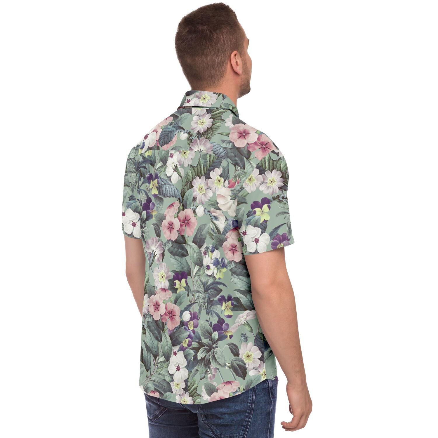 chemise estivale homme à fleurs