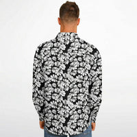 chemise écoresponsable homme motifs fleurs