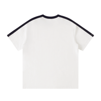 T-shirt Bandes Épaule Original Noir — Streetwear Casual Belge