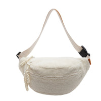 Sac banane moumoute beige effet fourrure – vue 12