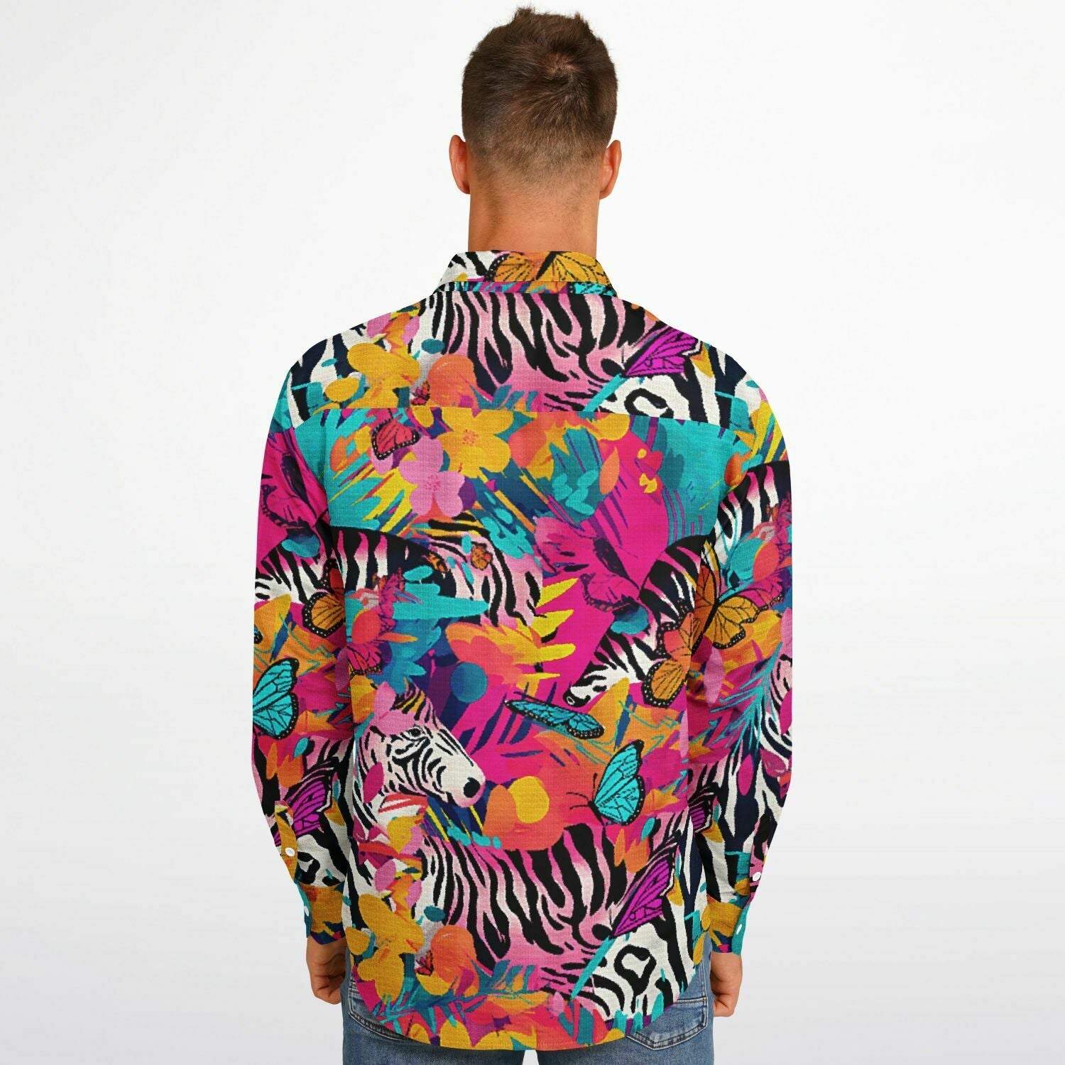 chemise stylée homme zèbre