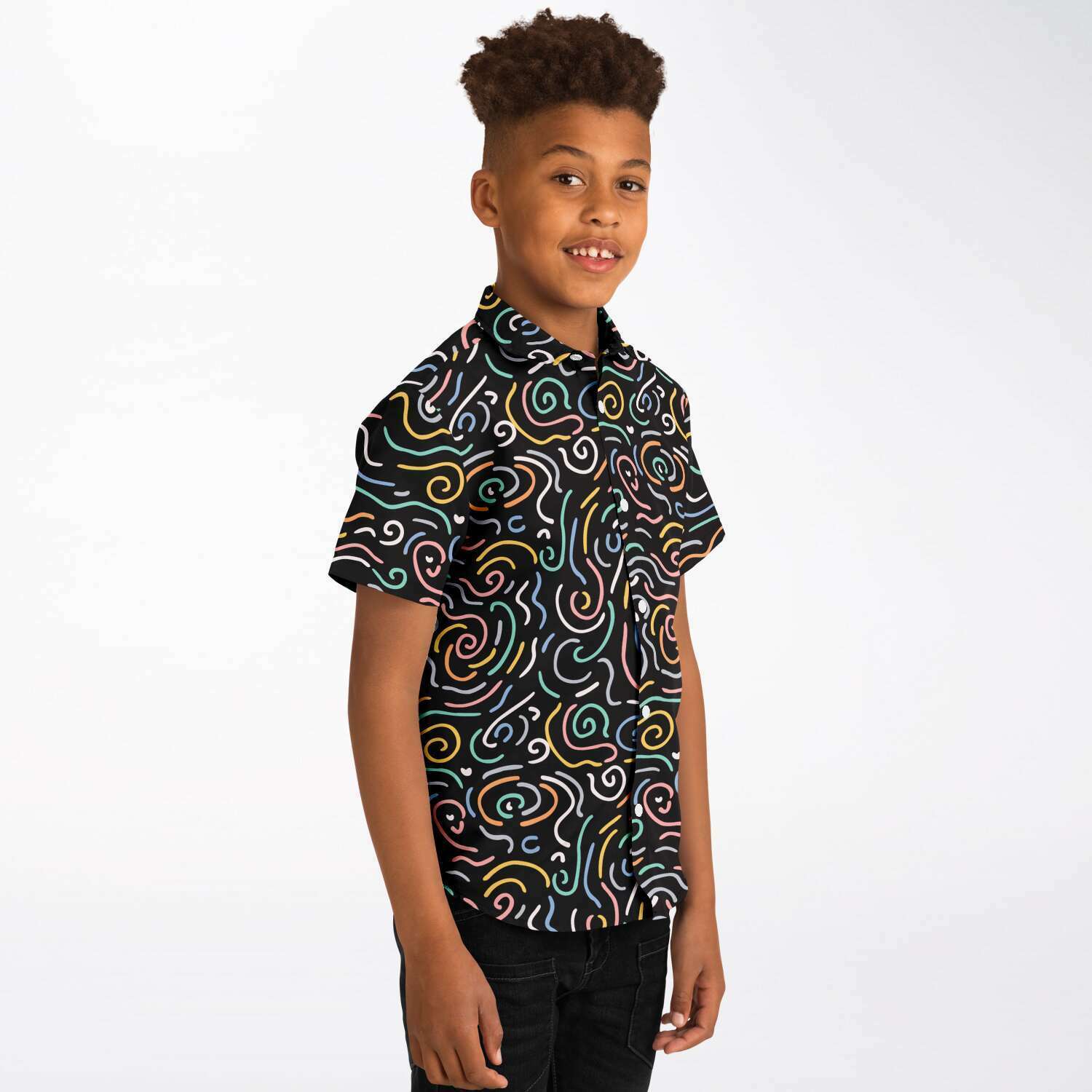 chemise colorée enfant été