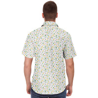vêtement homme manches courtes à fleurs