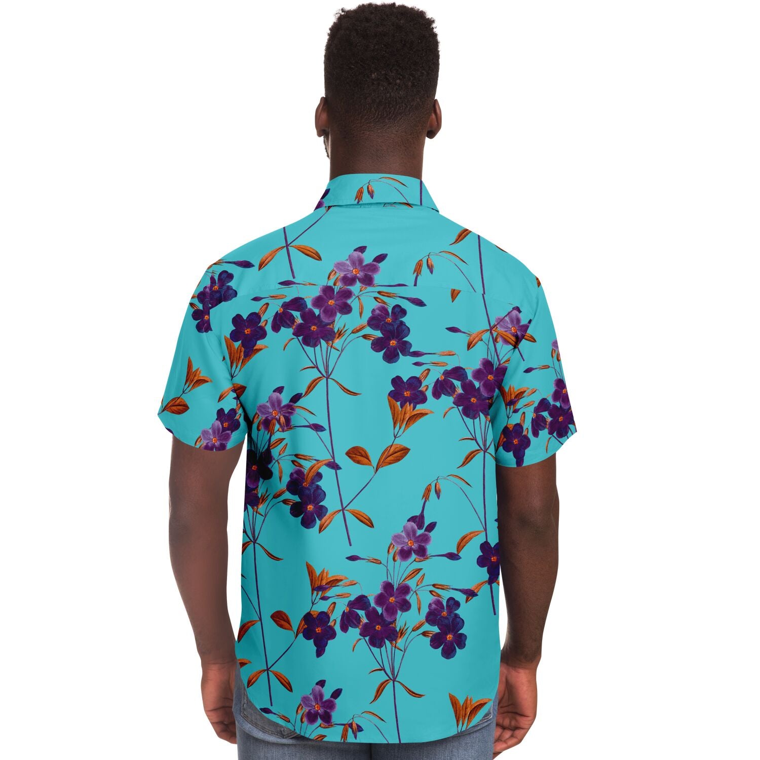 chemise homme été à fleurs