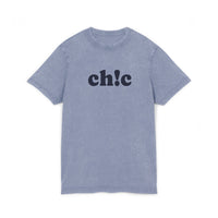t-shirt féminin col rond mode chic délavé
