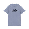 t-shirt féminin col rond mode chic délavé