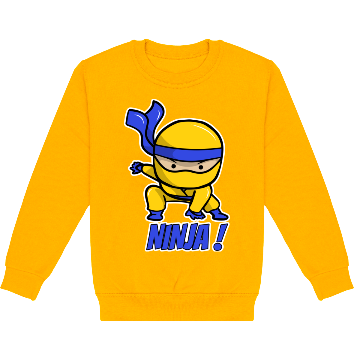Sweat-shirt Enfant - NINJA JAUNE