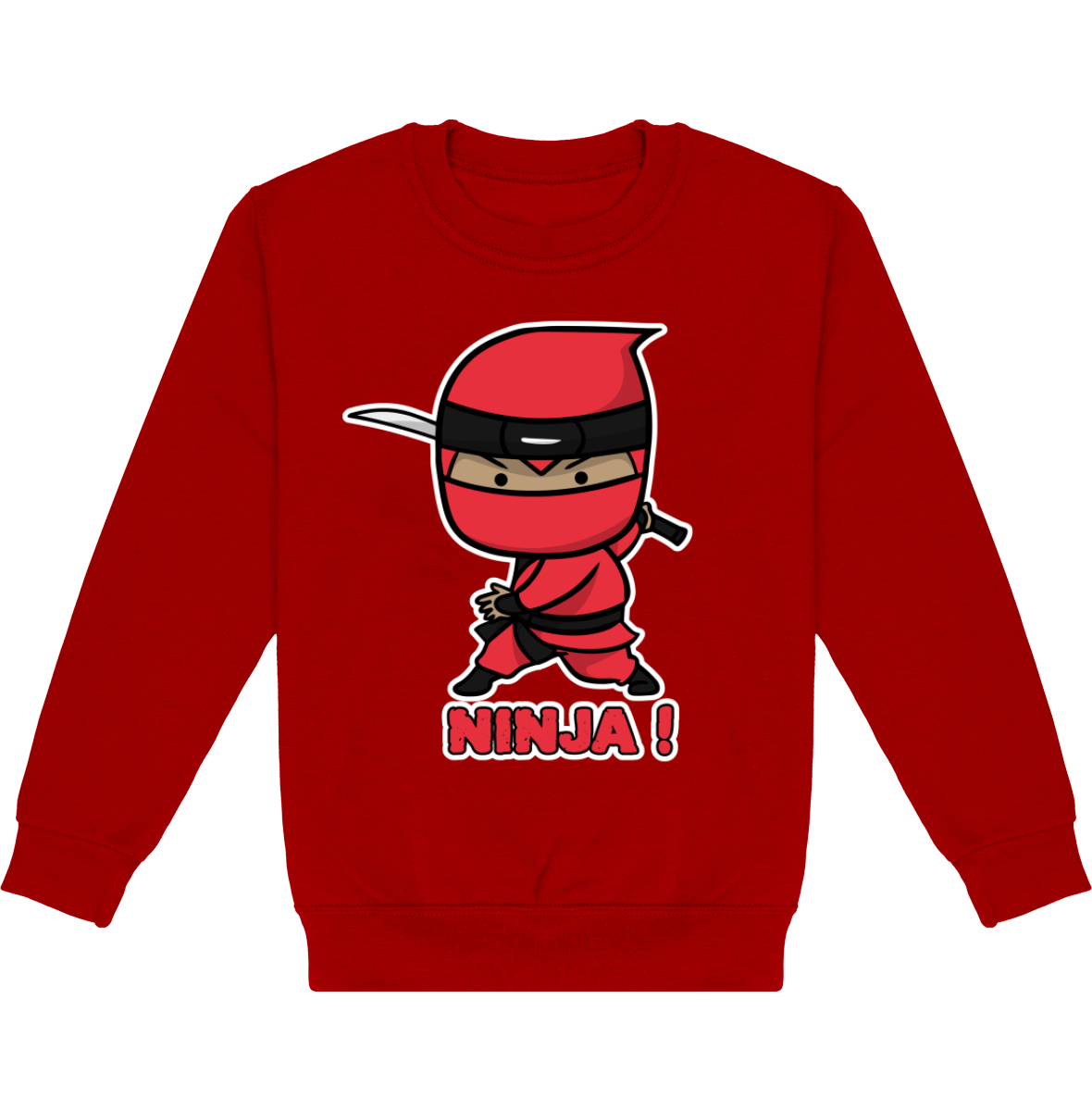 Sweat-shirt Enfant - NINJA ROUGE