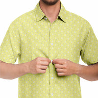 chemise homme manches courtes mode fleurie