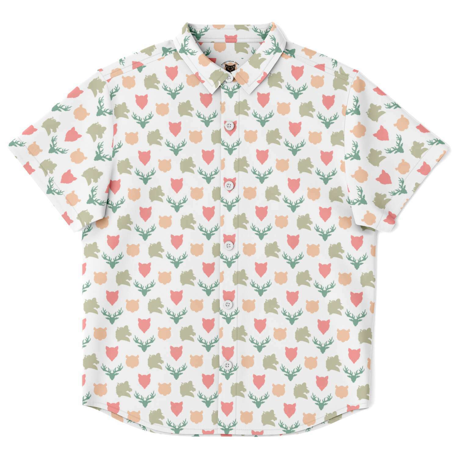 Chemise garçon originale chasse manches courtes