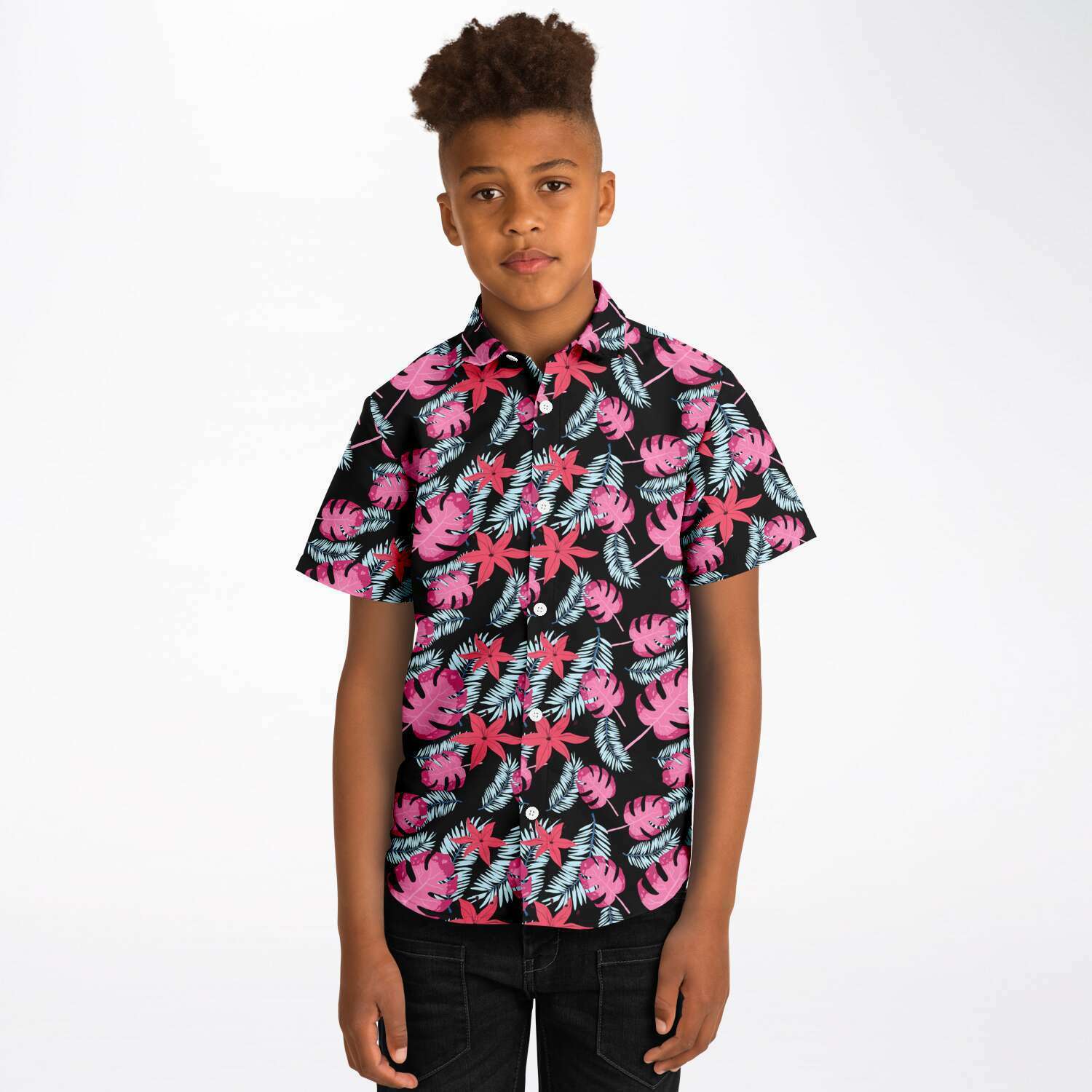 chemise hawaïenne colorée pour garçon