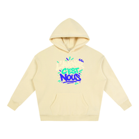 Hoodie oversize Gen Z « L'avenir c'est nous » – coloris pastel
