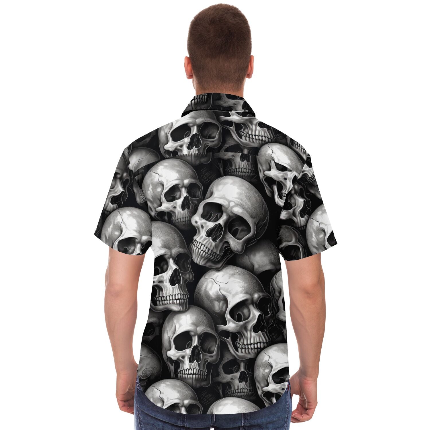 vêtements homme avec motifs têtes de morts